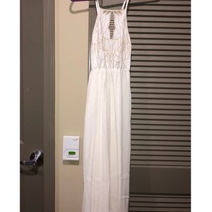 Embroidered maxi dress